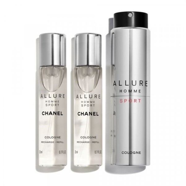Chanel Allure Homme Sport Cologne Eau de Cologne 3x 20ml Chanel Allure Homme Sport Cologne Eau de Cologne 3x 20ml