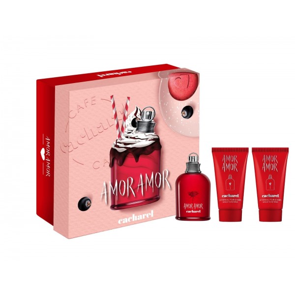 Cacharel Amor Amor 50ml Edt + 2x Bodylotion 50ml Geschenkset