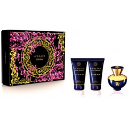 Versace Dylan Blue Pour Femme Turqoise 50ml Edp + Bodylotion & Showergel Geschenkset