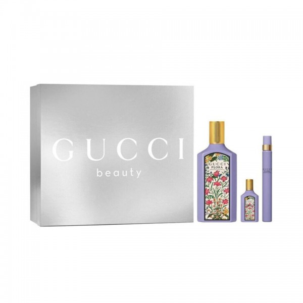 Gucci Flora Gorgeous Magnolia 100ml Edp + 10ml Edp + 5ml Edp Geschenkset Gucci Flora Gorgeous Magnolia 100ml Edp + 10ml Edp + 5ml Edp Geschenkset