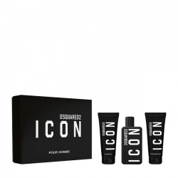 Dsquared2 Icon Pour Homme 100ml Edp + Body & Showergel + Aftershavebalm Geschenkset
