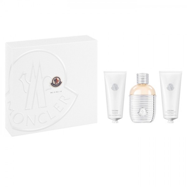Moncler Pour Femme 100ml Edp + Bodygel + Bodycreme Geschenkset