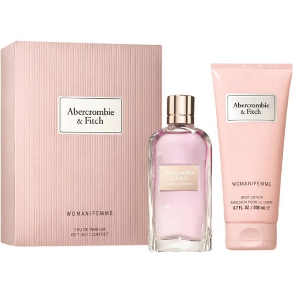 Abercrombie & Fitch First Instinct For Her 100ml Edp + Bodylotion Geschenkset Abercrombie & Fitch First Instinct For Her 100ml Edp + Bodylotion Geschenkset
