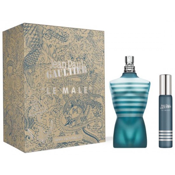 Jean Paul Gaultier Le Male 125ml Edt + 20ml Edt Spray Geschenkset