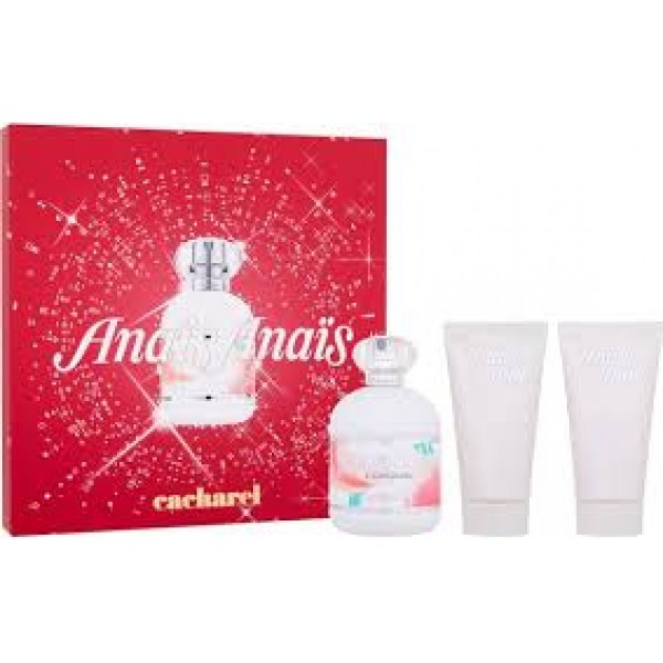 Cacharel Anais Anais 100ml Edt + 2x 50ml Bodylotion Geschenkset