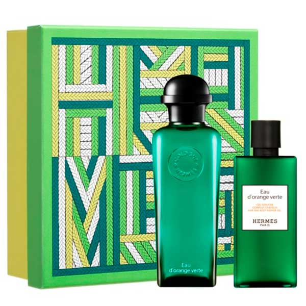 Hermes Eau D'Orange Verte 100ml Edc + Showergel Geschenkset
