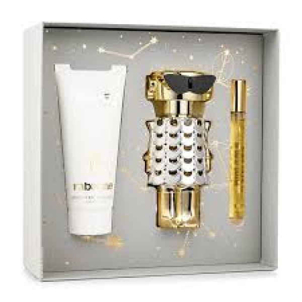 Rabanne Fame 80ml Edp + 10ml Edp Spray + Bodylotion Geschenkset