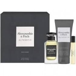 Abercrombie & Fitch Authentic Man 100ml Edt + 15ml Edt Spray + Hair & Body Wash Geschenkset