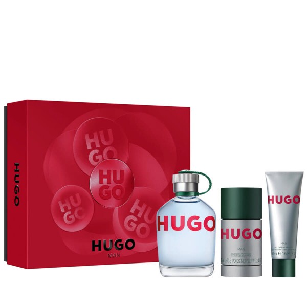 Hugo Boss Hugo Man 125ml Edt + Deospray + Showergel Geschenkset