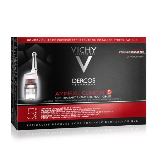 Vichy Aminexil Clinical Men Cosmetica 21x 6ml Vichy Aminexil Clinical Men Cosmetica 21x 6ml