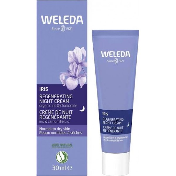 Weleda Iris Regenererende Nachtcreme Cosmetica 30 ml