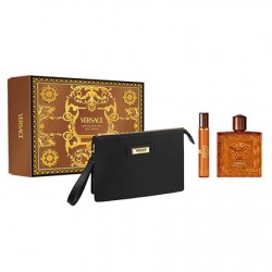 Versace Eros Najim 100ml Parfum + 10ml Parfum Spray + Black Pouch Geschenkset