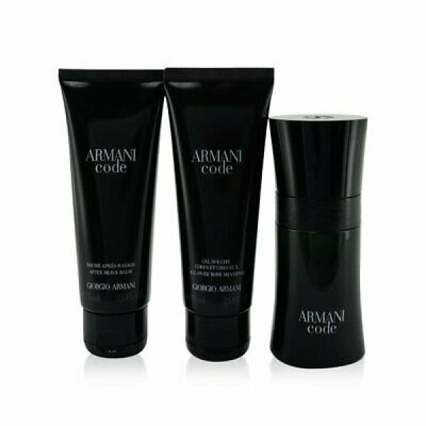 Armani Code Pour Homme 50ml Edt + Shampoo + Aftershave Balsem Geschenkset