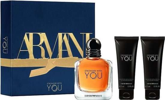 Stronger With You 100ml Edt + 2x Douchegel - Armani set